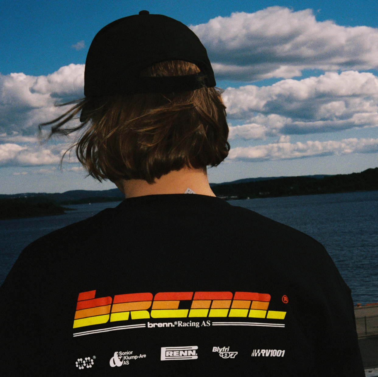brenn. racing crewneck | Sort